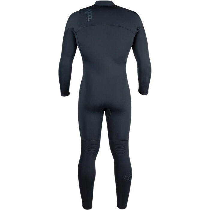 2024 Xcel Hombres Comp X 4/3mm Chest Zip Neopreno MN43C2C2 - Black